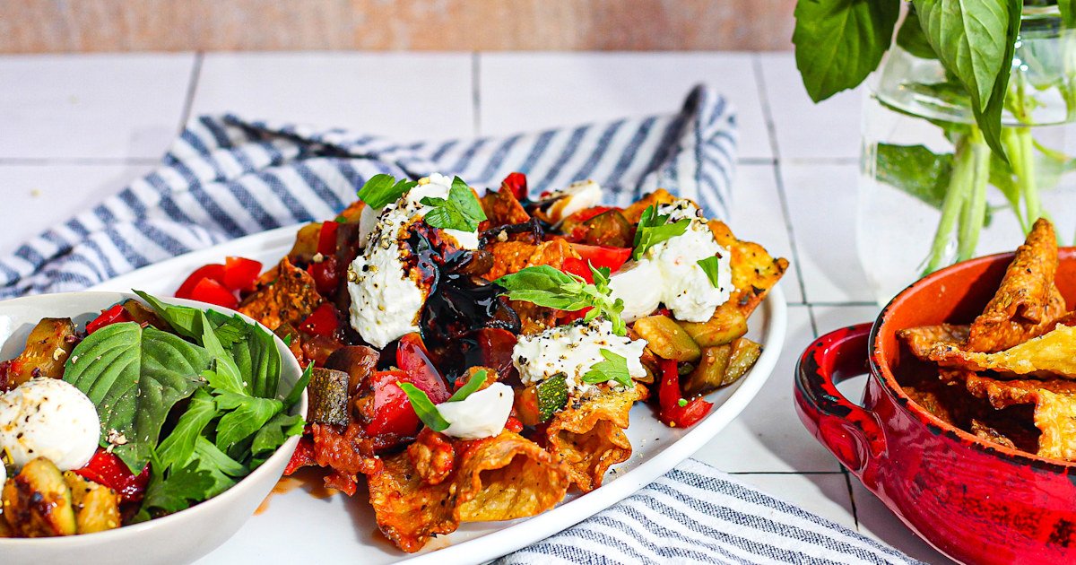 Air-Fryer Lasagna Nachos