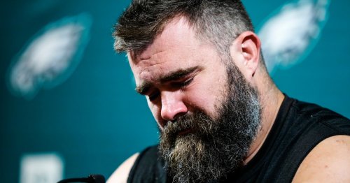 Many athletes cry when it’s over. Why Jason Kelce’s tears were different.