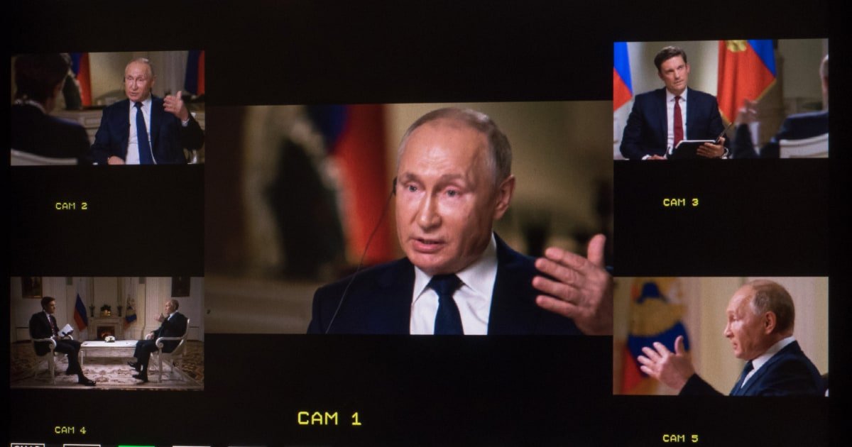 FULL TEXT: NBC News' exclusive interview with Russia's Vladimir Putin