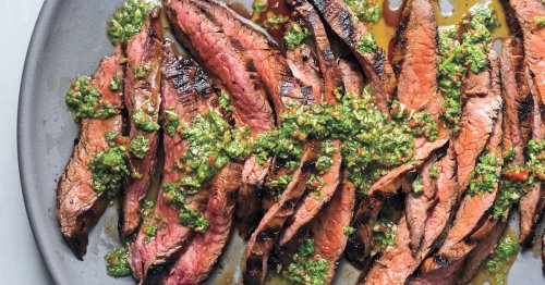 Natalie Morales' Easy Grilled Chimichurri Soy Steak