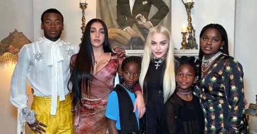 Madonna celebrates Thanksgiving with 5 of her children: 'It's a family affair'