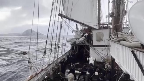 Elcano cruza por primera vez a vela el Cabo de Hornos en sus 95 años de historia