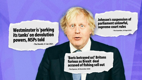 Prime Minister Boris Johnson: two years of Brexit lies, contempt and power grabs — Scottish National Party