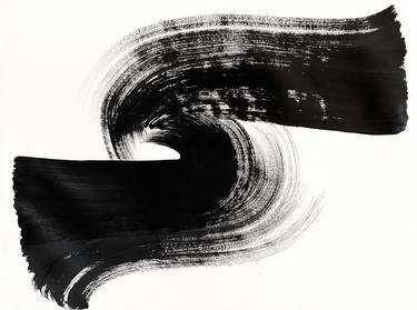 Black and White Expressionist Abstracts