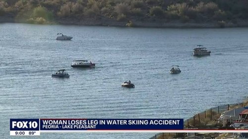 Woman loses leg in water ski accident on trouble-plagued lake, Arizona rescuers say