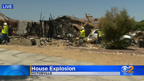 Neighbors rush outside as house explodes, injuring 1, CA officials say. ‘Help me’