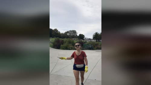 Video shows woman breaking COVID-19 rules, yelling racist insults at CA park worker