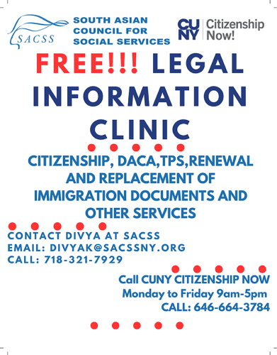 Immigration Law Clinic | SACSS Legal Clinic near Me