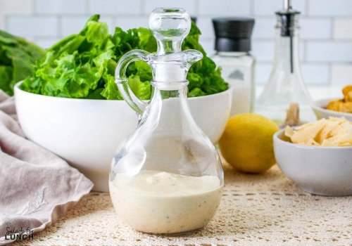 Low Carb Caesar Salad Dressing without Anchovies