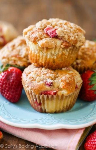 Strawberry Cheesecake Muffins - Sally's Baking Addiction