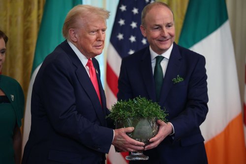 Donald Trump loves the Irish. Do they really have a choice?