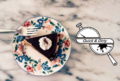 The creamiest, fluffiest chocolate peanut butter pie ever