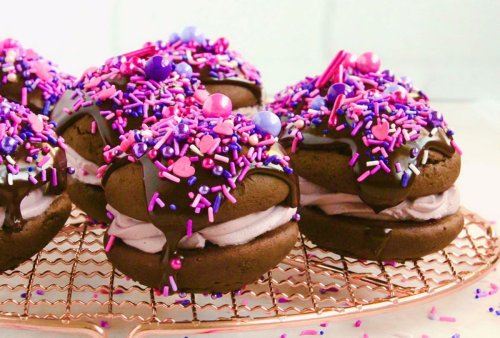 Red wine whoopie pies are the ultimate Valentine's Day dessert