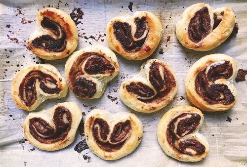 Two-ingredient Nutella palmiers are the easiest cookies you'll ever make