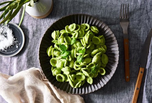 This magical basil cream sauce doesn't need any cream