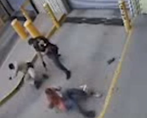 Handcuffed man shot by police officers -- video now available