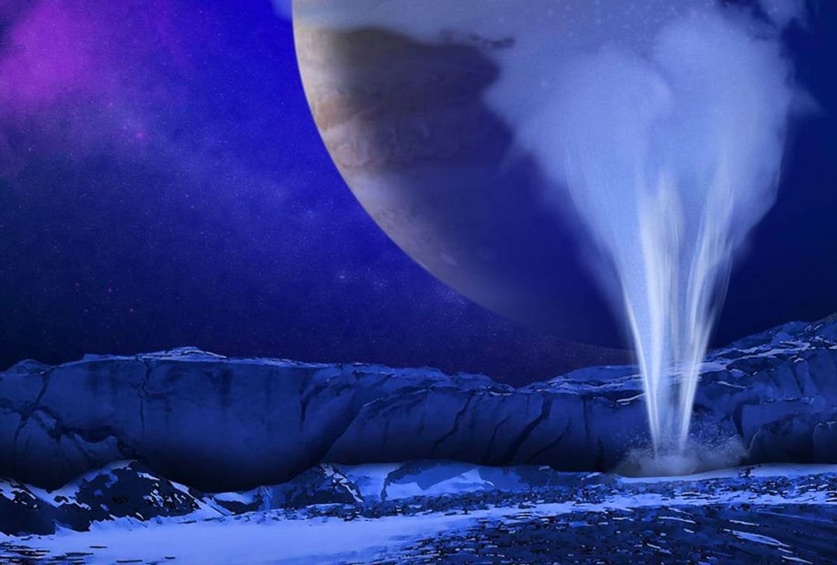 Jupiter's moon Europa is teeming with water