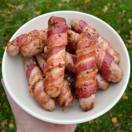Pigs In Blankets With Honey & Mustard - Salt. Butter. Smoke.