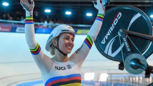 Wieder Gold: Sprinterin Hinze gewinnt dritten Bahnrad-Titel