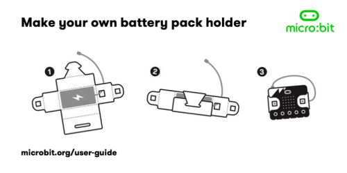 Make your own micro:bit battery pack holder