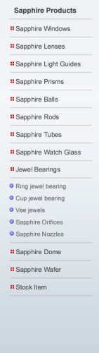 Cup Jewel Bearings | Sapphire Jewel Bearing - China UltiTech