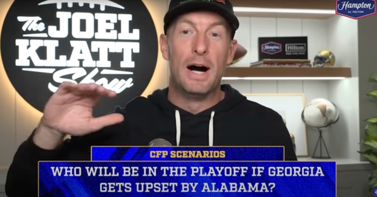 Joel Klatt projects the committee’s top 4 if Alabama beats Georgia