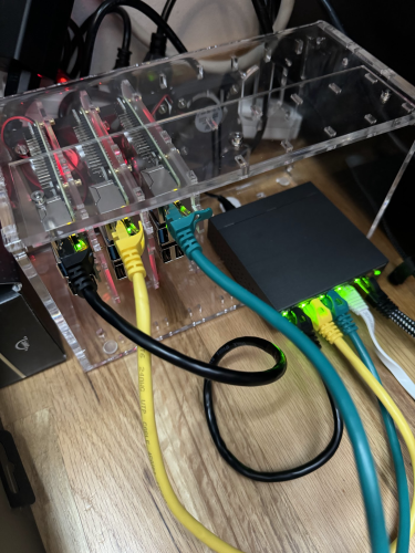 Self-hosting on a Raspberry Pi cluster