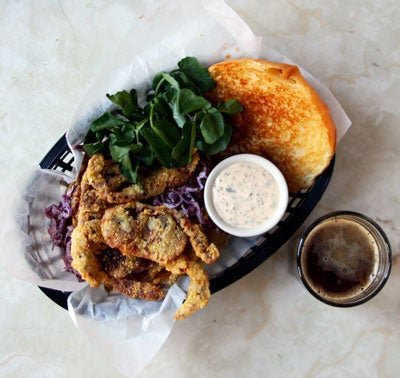 Softshell Crab Sandwiches with Rémoulade Slaw