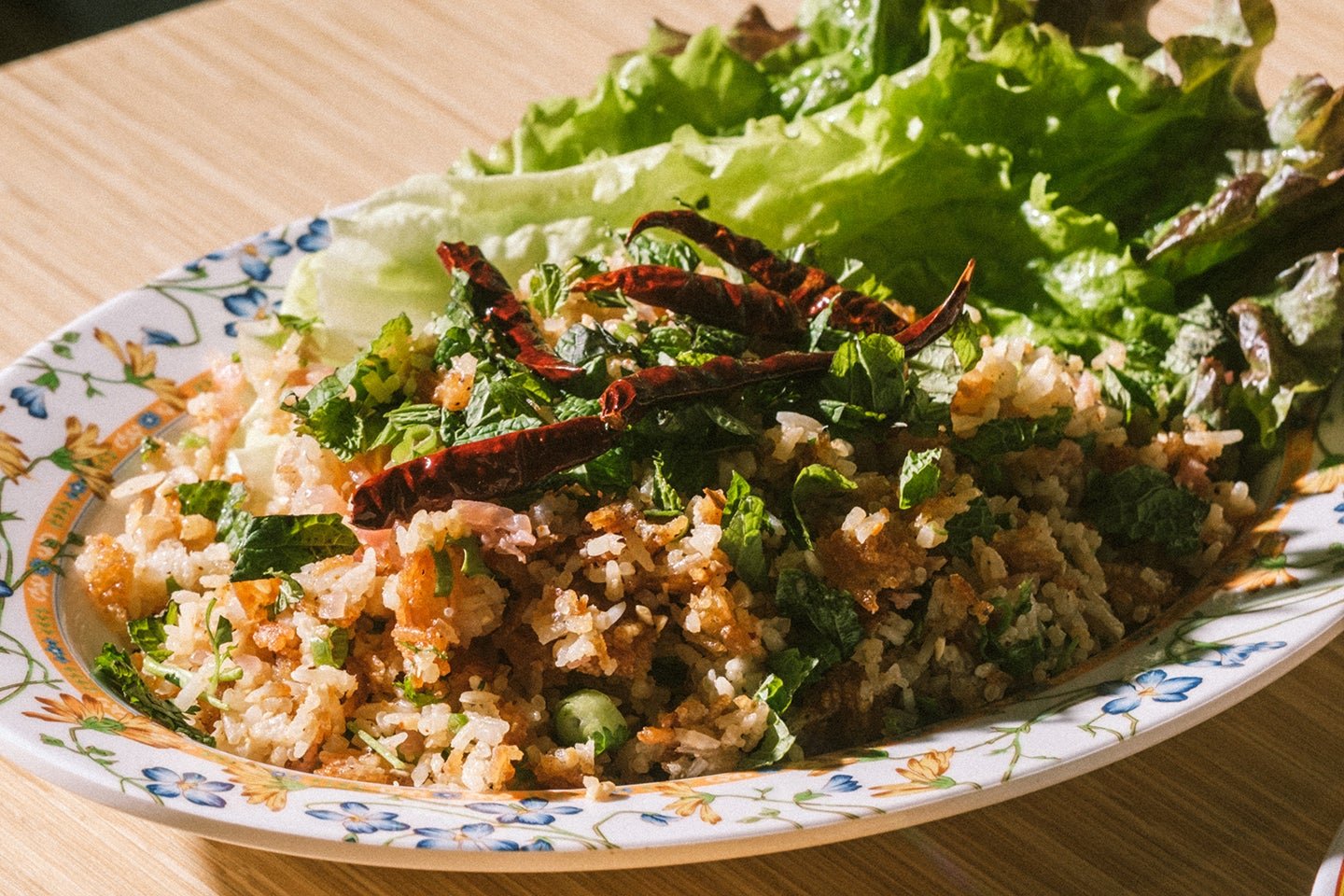 Nam Khao (Crispy Rice Salad)