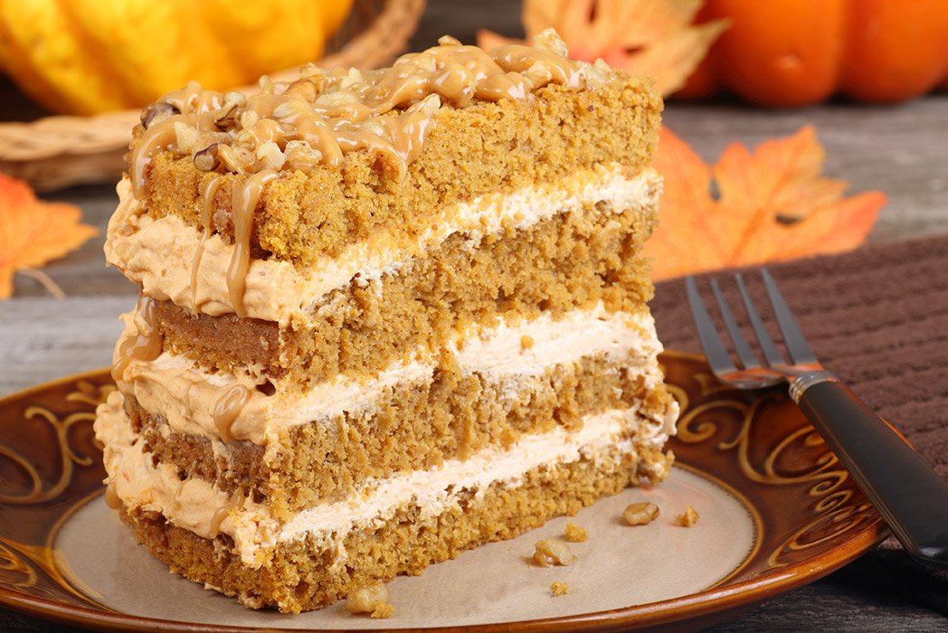 Easy and Moist Pumpkin Layer Cake with Frosting