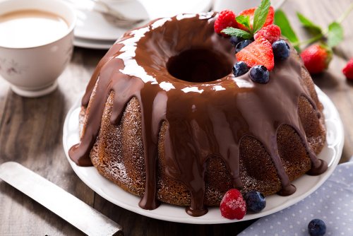 Deeply Chocolate Cake with Raspberry Flavor