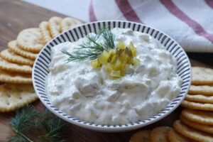 The Best Cold Dill Pickle Dip