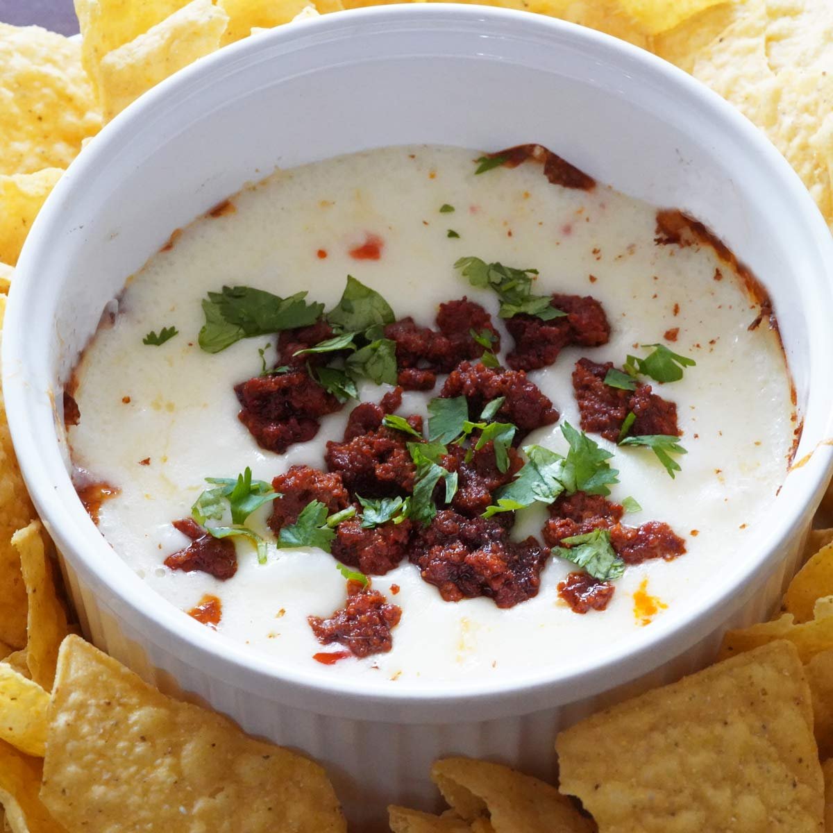 Queso Fundido with Chorizo -