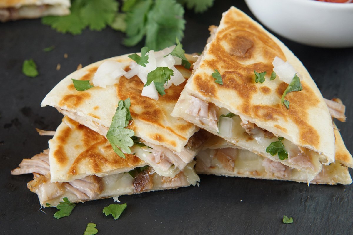 Bite-Sized Carnitas Quesadillas
