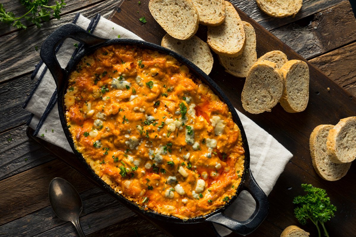 Baked Buffalo Chicken Dip -