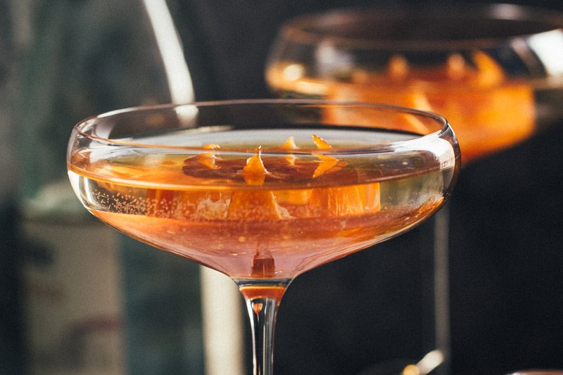 Tangerine Champagne Cocktail