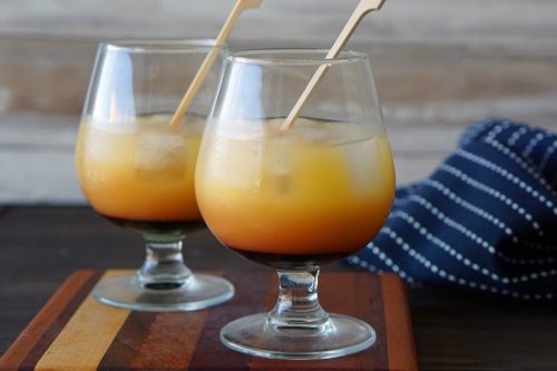 Mezcal Sunset Cocktail