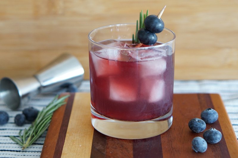 Blueberry Old Fashioned Cocktail Recipe