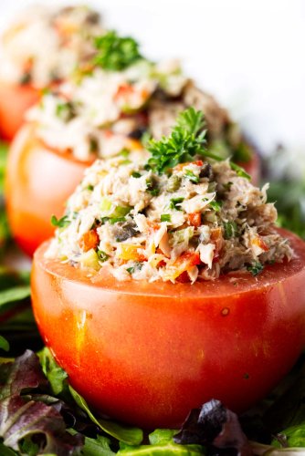 Tuna Stuffed Tomatoes