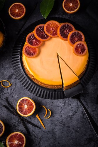 Blood Orange Cheesecake – SavoryLens