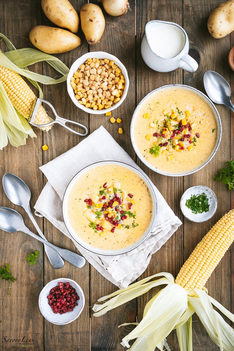 Corn Chowder – Amerikanische Maissuppe