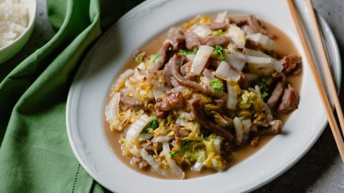 Adam Liaw's pork & Chinese cabbage recipe