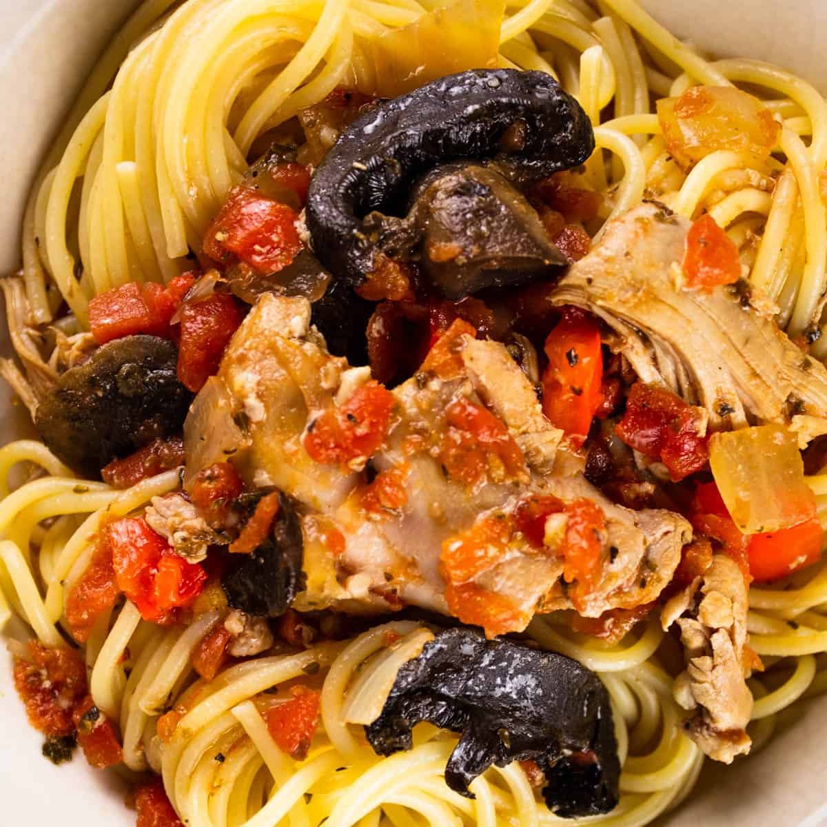 Crock Pot Chicken Cacciatore