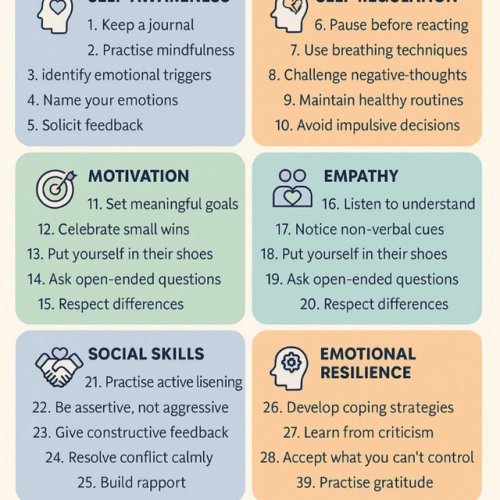30 practical tips for developing Emotional Intelligence (EI),
