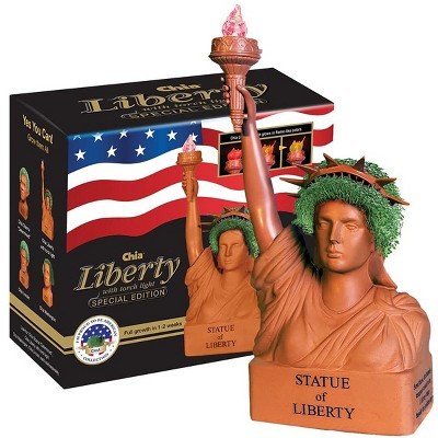 Joseph Enterprises, Inc Statue of Liberty Chia Pet Decorative Pottery Planter
