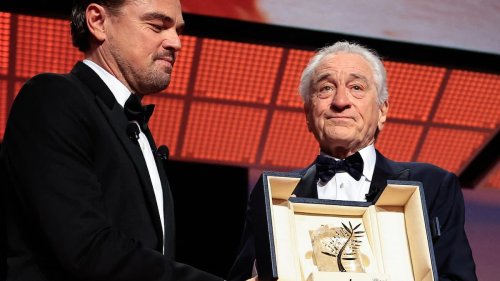 Cannes: Leonardo DiCaprio überreicht Robert De Niro die Ehrenpalme
