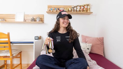 Ski-Juniorenweltmeisterin Jasmin Mathis ist auf Marco Odermatts Spuren