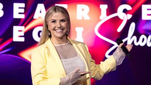 Nerv eingeklemmt: Beatrice Egli musste im Liegen für TV-Show proben
