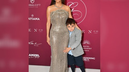 Glamour-Auftritt von Eva Longoria und ihrem kleinen Sohn