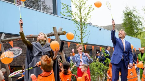 Aktionstag: Willem-Alexander und Máxima zeigen sportlichen Einsatz